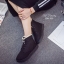 รองเท้าผ้าใบกันหนาวบุขน (สีชมพู)