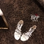 รองเท้าแตะสวมโปร้งสไตล์ Givenchy (สีดำ)