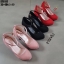 รองเท้าคัทชูรัดข้อทรงหัวมน (สีชมพู)