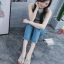 รองเท้าแตะHส้นแก้ว (สีชมพู)