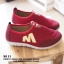 พร้อมส่ง : รองเท้าสไตล์แอโรบิค (สีม่วง)