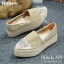 พร้อมส่ง : รองเท้าผ้าใบส้นปอ MIUMIU