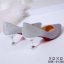 รองเท้าคัทชูกลิตเตอร์เนื้อทราย (สีชมพู)