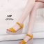 รองเท้าส้นเตารีดรัดข้อ (สีน้ำเงิน)