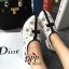 รองเท้า Dior Fusion Sneakers ลายคริสตัล (สีขาว)