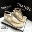พร้อมส่ง : รองเท้าลำลองรัดส้น (สีทอง)