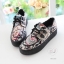 พร้อมส่ง : รองเท้าผ้าใบ Marc Jacob ลาย Aztec (สีเทา)