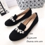 รองเท้า Loafer Style MIUMIU (สีดำ)
