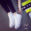 พร้อมส่ง : รองเท้าผ้าใบหุ้มข้อสไตล์คอนเวิร์ส (สีน้ำเงิน)