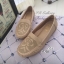 รองเท้า Loafer ฉลุลาย (สีกากี)