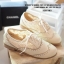 รองเท้า Oxford ผ้าลูกไม้ (สีครีม)