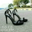 รองเท้าส้นสูงรัดข้อ Style Zara (สีดำ)