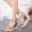 พร้อมส่ง : รองเท้า Christian Louboutin (ลายงู)