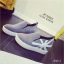 พร้อมส่ง : รองเท้าผ้าใบหุ้มข้อทรง Slip On (สีดำ)