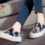รองเท้ามิ้กกี้เมาส์ทรง Slip On (สีเทา)