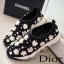 รองเท้า Dior Fusion Sneakers ลายดอกไม้ (สีขาว)
