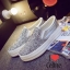รองเท้าผ้าใบสไตล์ Celine (สีดำ)