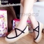 พร้อมส่ง : รองเท้าส้นขนมปังทรงบัลเล่ต์