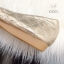 พร้อมส่ง : รองเท้าคัทชูผ้าเมทัลลิค (สีชมพู)