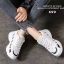 รองเท้าผ้าใบกันลื่นสไตล์สปอร์ต (สีชมพู)