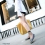 รองเท้าคัทชูทรงหน้าวี Style Tod (สีครีม)