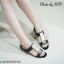 พร้อมส่ง : รองเท้าแตะลำลอง Giuseppe Zanotti Sandals 2015 (สีดำ)