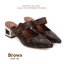 รองเท้าเปิดส้นทรงหัวแหลม Style LV