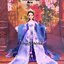 ชุดจีนโบราณCH001 ผ้ามันเงา