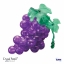 Grapes (Purple)_3D Crystal Puzzle