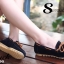 รองเท้า Moccsasin กำมะหยี่ (สีดำ)