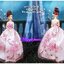 ชุดราตรียาวสีชมพู-โอลโรส ชมพู-โอลโรส