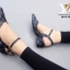 รองเท้าหัวแหลม Style LV (สีขาว)
