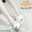พร้อมส่ง : รองเท้าส้นสูง HERMES heels 2015 (สีขาว)