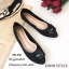 รองเท้าคัทชูส้นแบน Style Dior (สีเทา)