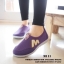 พร้อมส่ง : รองเท้าสไตล์แอโรบิค (สีม่วง)
