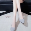 รองเท้าคัทชูส้นตันกลิตเตอร์ (สีดำ)