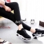 รองเท้าผ้าใบ Sport โลโก้S (สีชมพู)