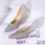 รองเท้าคัทชูกลิตเตอร์เนื้อทราย (สีชมพู)