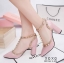 รองเท้าคัทชู Style Valentino T-Strap (สีชมพู)