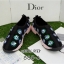 พร้อมส่ง : รองเท้า Dior Fusion Sneakers สีดำดอกเขียว (งานAAA)