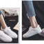 รองเท้าผ้าใบCasual Cat Dog (สีครีม)