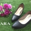 พร้อมส่ง : รองเท้าคัทชูสไตล์ Zara Gliter Flat (สีทอง)
