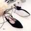 รองเท้า Lace up Ballerinas