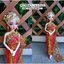 ชุดไทยTH152 สไบกากเพชร