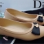รองเท้าคัทชูหนังนิ่ม Style Dior (สีดำ)