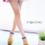 รองเท้าส้นเตารีดทูโทน (สีดำ)