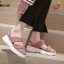 รองเท้าแตะลำลองคาดหน้าพื้นหมี (สีชมพู)