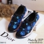 รองเท้า Dior Fusion Sneakers Snow Flake (สีดำ)