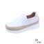 รองเท้าผ้าใบพียูทรง Slip on