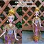 ชุดไทยTH132 สไบกากเพชรสองชาย